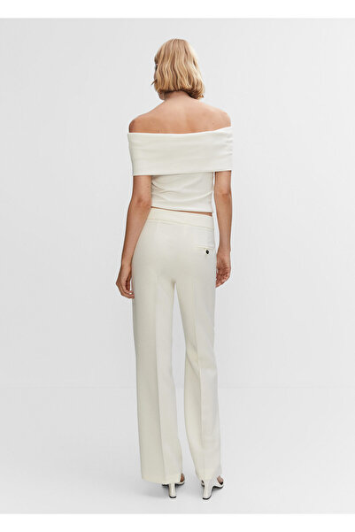 MANGO Natürel Kadın  Pantolon 47434760