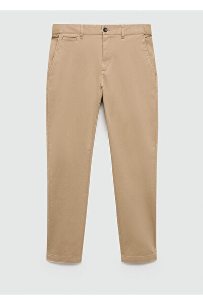MANGO Woman БЕЖЕВІ чоловічі штани 77210570