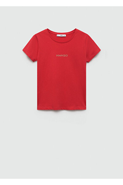 MANGO Kırmızı Kadın T-Shirt 77020354