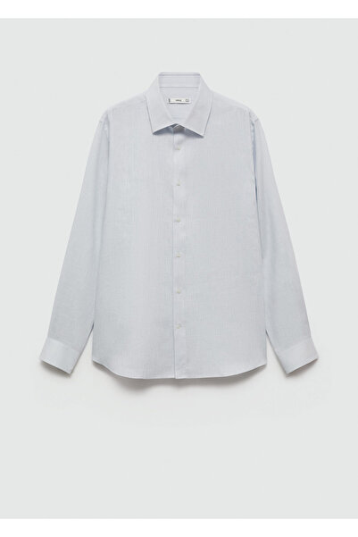MANGO Gök mavisi Erkek Gömlek 77020580