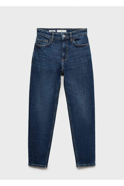 MANGO Koyu Denim Kadın Jeans 87010289
