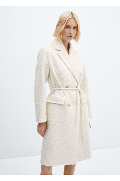 MANGO Natürlicher Damenmantel 77189123