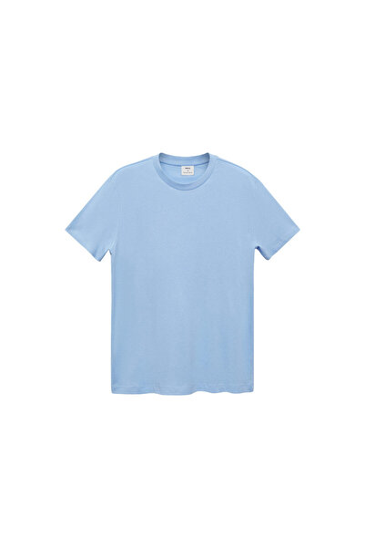 MANGO Woman Ανδρικό μπλουζάκι μπλε του ουρανού 77970606