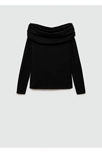 MANGO Siyah Kız Çocuk T-Shirt 77094040