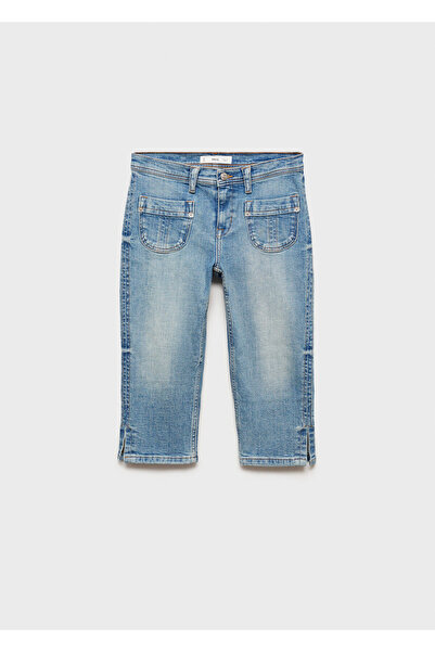 MANGO Blugi de damă albaștri 77042917