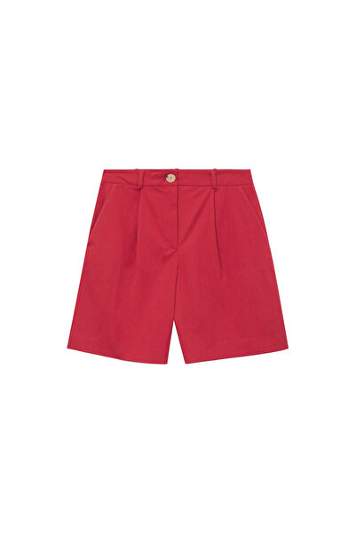 MANGO Woman Kirmizi Kadın Yetişkin Şort & Bermuda 17092024