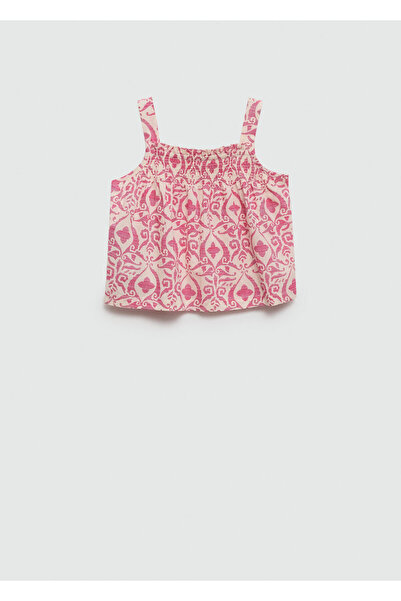 MANGO Fuşya Kız Çocuk Bluz 77070352