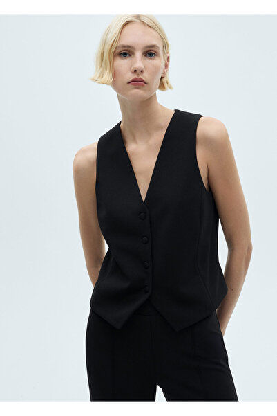 MANGO Siyah Kadın Pantolon 87073279