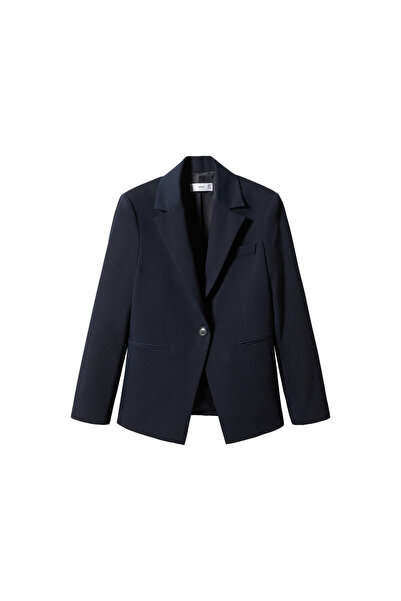 MANGO Parlak Mavi Kadın Blazer Ceket 57040365