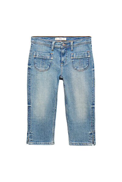 MANGO Blugi de damă albaștri 77042917