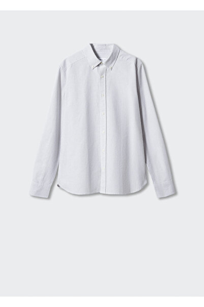 MANGO Kids Cămașă pentru băieți verde pastel47094393