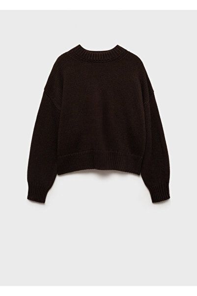 MANGO Brauner Damenpullover 77007734