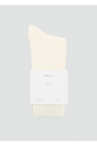 MANGO Natürel Kadın Çorap 87090420