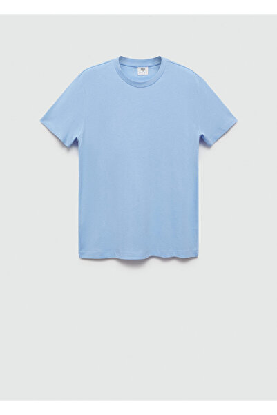 MANGO Woman Ανδρικό μπλουζάκι μπλε του ουρανού 77970606