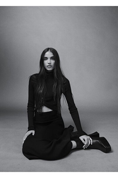 MANGO Woman Siyah Kadın Elbise  37089102