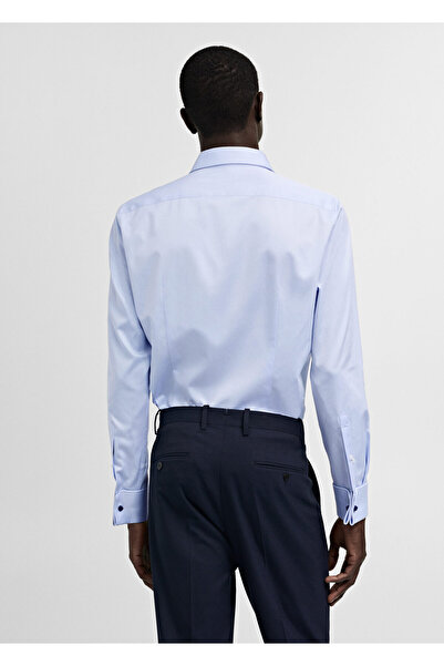 MANGO Cămașă pentru bărbați albastru 77080569