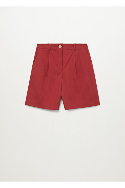 MANGO Woman Kirmizi Kadın Yetişkin Şort & Bermuda 17092024