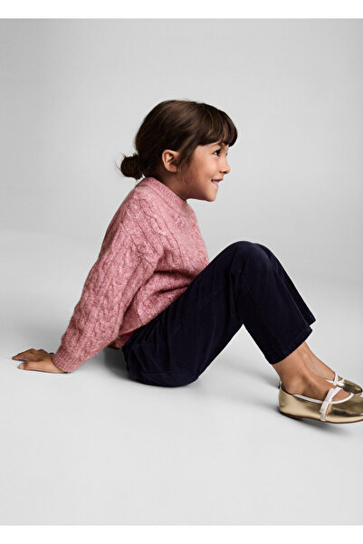 MANGO Lacivert Kız Bebek Pantolon 77076344