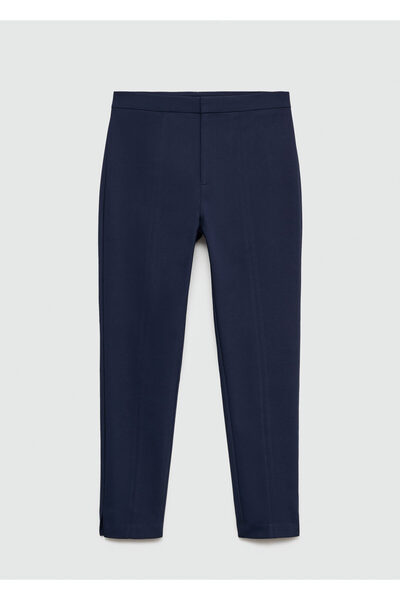 MANGO Marineblaue Damenhose 77080566