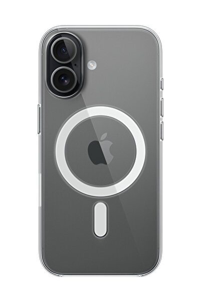 Apple iPhone 17 için MagSafe özellikli Şeffaf Kılıf