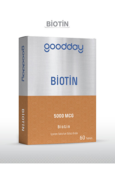 goodday Biotin 60 Tablet - 5000 Mcg Biotin