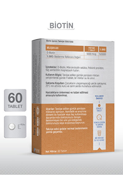 goodday Biotin 60 Tablet - 5000 Mcg Biotin