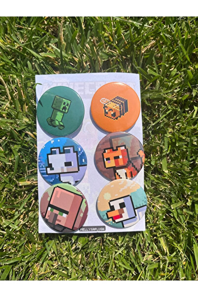 Rozet Minecraft Rozet seti 44mm