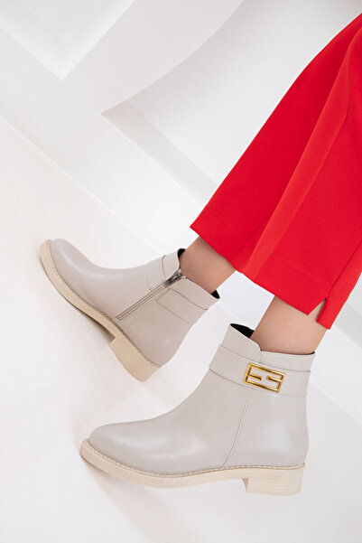 SOHO Beige Women's Boots&Booties 20889