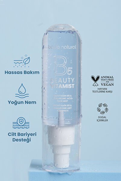 Bade Natural Vitamist Provitamin B5 & Hyaluronik Asit Yüz Spreyi 100 ml