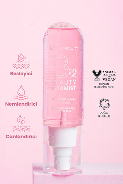 Bade Natural Vitamist B12 Vitamini & Gül Yüz Spreyi 100 ml