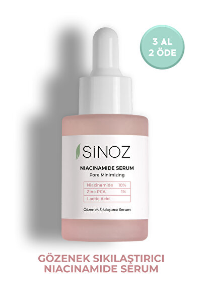 SİNOZ سيروم مضاد لحب الشباب لتضييق المسام وتوازن الدهون يحتوي على النياسينامي...