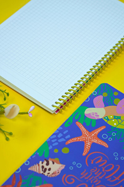 Victoria's Journals A5 Spiral School Notebook Set of 2 – Checkered, Soft Touch Cover