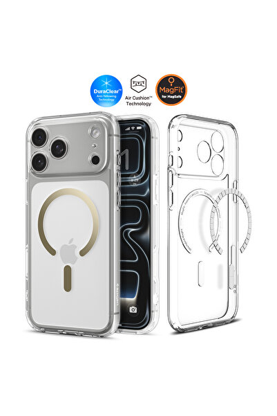 Spigen حافظة iPhone 17 Pro Max رفيعة من نوع MagSafe Ultra Hybrid MagFit غطاء ...
