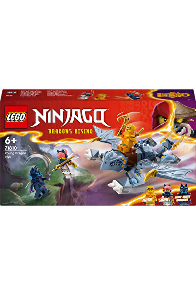 LEGO ® NINJAGO® Genç Ejderha Riyu 71810 - 6+ Çocuklar için Yaratıcı Oyuncak Yapım Seti (132P)