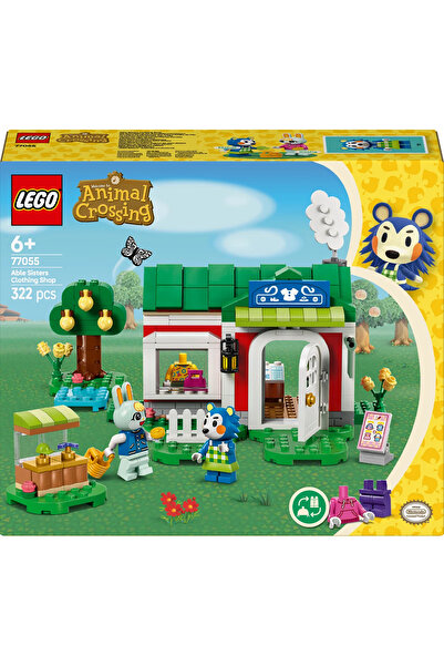 LEGO ® مجموعة بناء متجر ملابس Animal Crossing Able Sisters 77055 للأطفال بعمر 6 سنوات فما فوق (322 صفحة)