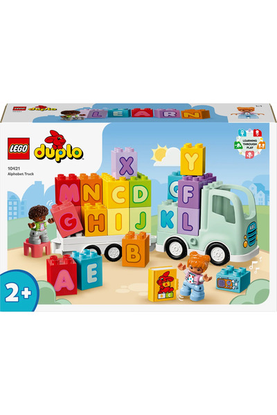 LEGO ® DUPLO® Kasabası Alfabe Kamyonu Oyuncağı 10421 - 2+ Çocuklar için Eğitici Oyuncak Yapım Seti (36 P)