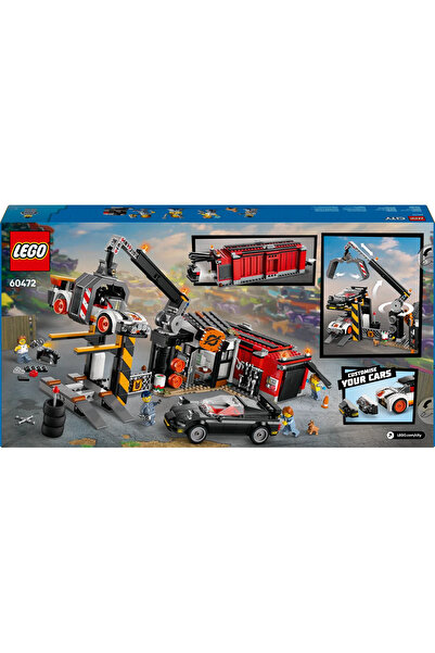 LEGO ® City Scrapyard with Cars, Salvage Worker Toy for Ages 7 Plus 60472