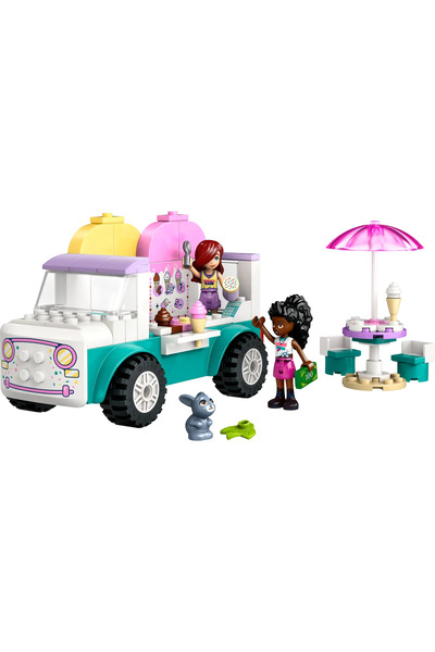 LEGO ®   مجموعة بناء فريندز هارت ليك سيتي آيس كريم فان 42644 للأطفال بعمر 4 سنوات فما فوق (92 قطعة)