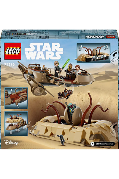 LEGO ® حرب النجوم ™ مجموعة صنع الألعاب الإبداعية صحراوي سكيف وحفرة سارلاك 75396 - للأعمار 9 سنوات فما فوق (558 قطعة)