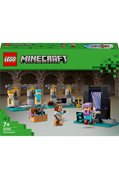 LEGO ® Minecraft® Cephanelik 21252 - 7+ Figür İçeren Yaratıcı Oyuncak Yapım Seti (203Parça)