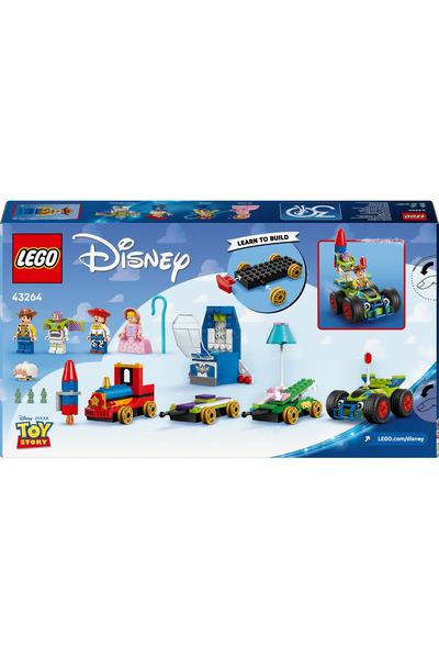 LEGO ® ǀ Disney vePixar Oyuncak Hikayesi Kutlama Treni ve RC Araba 43264 - 4+ Oyuncak Yapım Seti (206P)