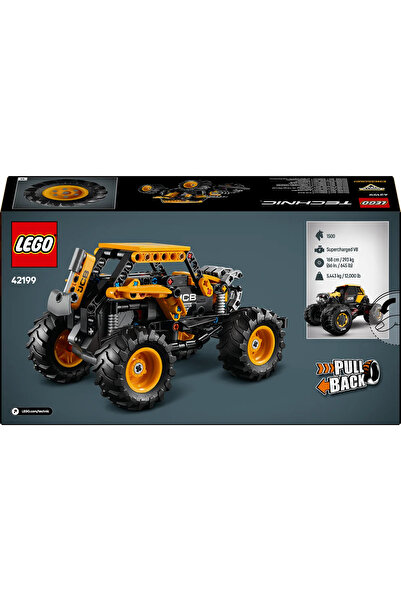 LEGO ® Technic Monster Jam™ DIGatron™ Çek-Bırak 42199- 7+ Çocuklara Yaratıcı Oyuncak Yapım Seti (218P)