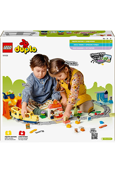 LEGO ® DUPLO® Büyük İnteraktif Mahalle Treni 10428 - 3+ Eğitici Oyuncak Yapım Seti (103Parça)