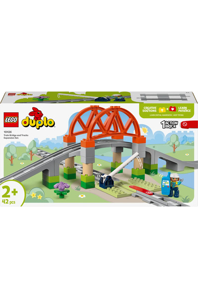 LEGO ® DUPLO® Kasabası Tren Köprüsü ve Rayları Ek Macera Seti 10426 - 2+ Eğitici Oyuncak Yapım Seti (42P)