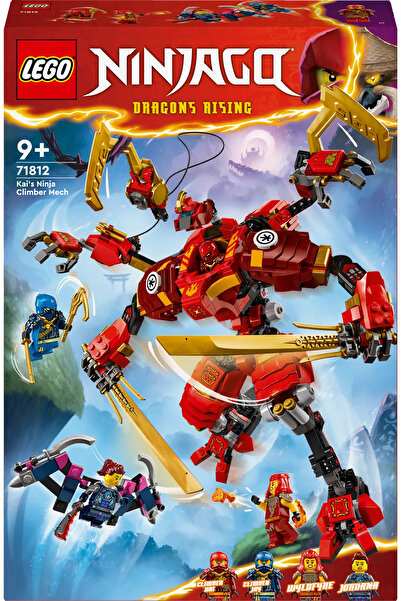 LEGO ® NINJAGO® Kai’nin Ninja Tırmanma Robotu 71812 - 9+ Çocuklar için Yaratıcı Oyuncak Yapım Seti (623P)