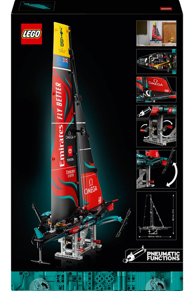 LEGO ® Technic Emirates Team New Zealand AC75 Yat 42174 - 18+ Koleksiyonluk Model Yapım Seti (962Pr)