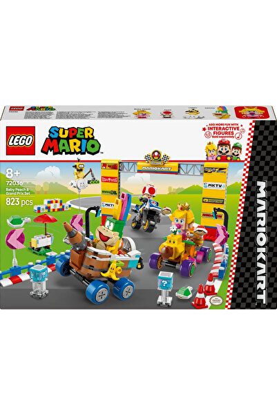 LEGO ® Super Mario™: Mario Kart™ – BabyPeach ve GrandPrix Seti 72036 - 8+ Oyuncak Yapım Seti (823P)