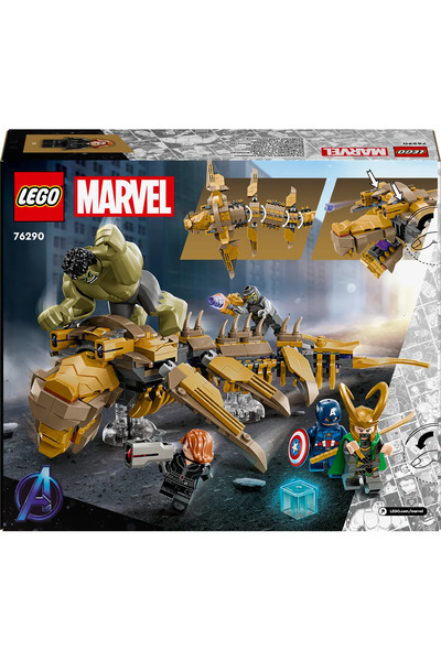 LEGO ® Marvel Avengers, Leviathan’a Karşı 76290 -7+ Yaratıcı Oyuncak Yapım Seti (347P)