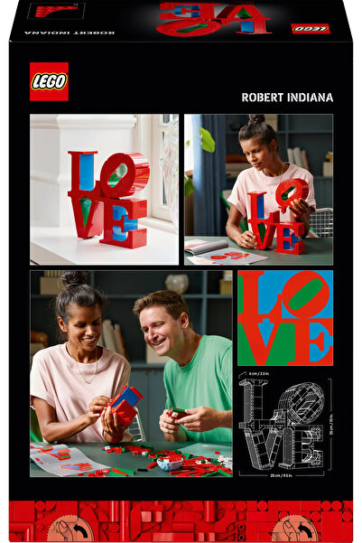 LEGO ® Art LOVE 31214 - Yetişkinler için Hediyelik Dekoratif Model Yapım Seti (791P)