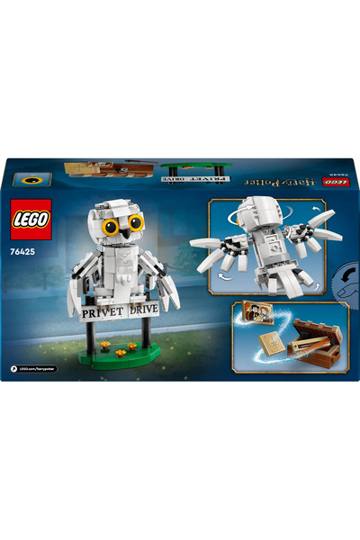 LEGO ® Harry Potter™ Hedwig™,Privet Drive 4 Numara’da 76425 - 7+ Yaratıcı Oyuncak Yapım Seti (336P)